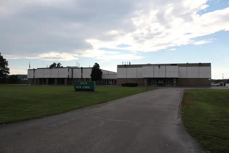 Green High School buildings in Franklin Furnace, Ohio