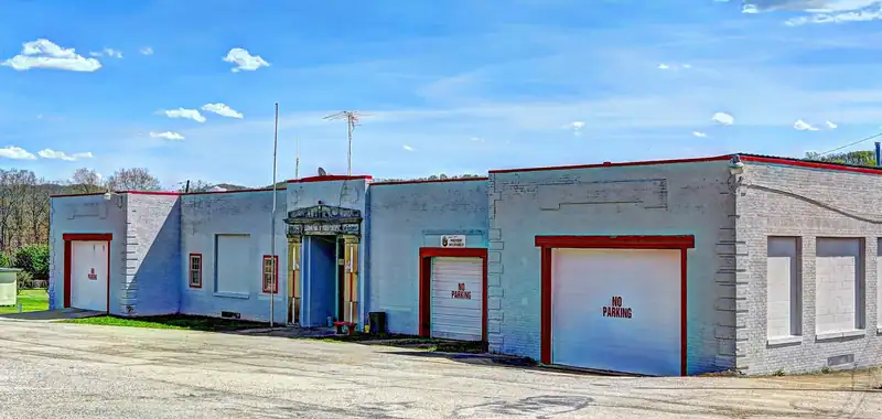 The Morgan Township fire department building, a former school